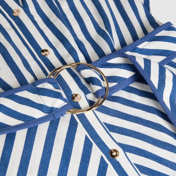 Striped Shirt Dress NWT - Picture 2 of 9